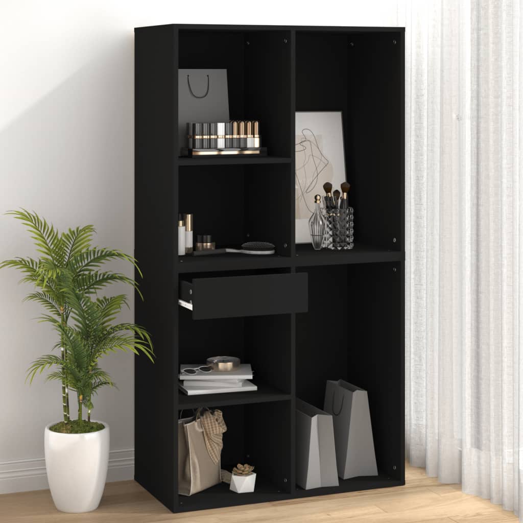 Kosmetikschrank Schwarz 80x40x75 cm Holzwerkstoff - Pazzar.ch