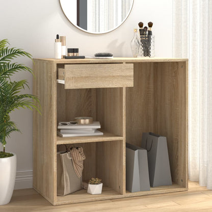 Kosmetikschrank Sonoma-Eiche 80x40x75 cm Holzwerkstoff - Pazzar.ch