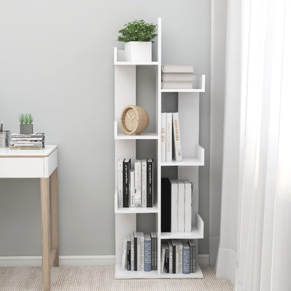 vvidaXL Bücherregal Weiß 48x25,5x140 cm Holzwerkstoff - Pazzar.ch