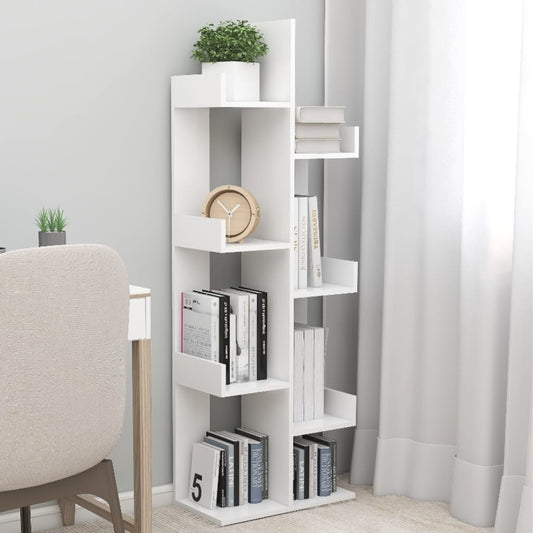 vvidaXL Bücherregal Weiß 48x25,5x140 cm Holzwerkstoff - Pazzar.ch