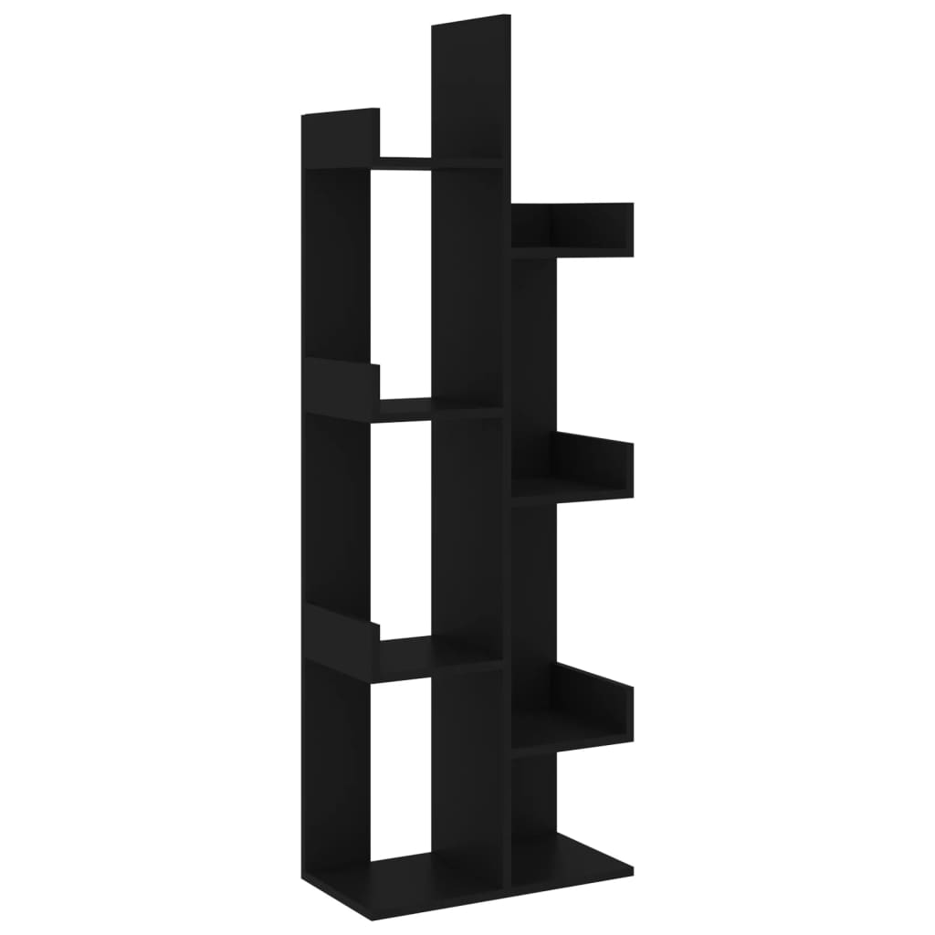Bücherregal Schwarz 48x25,5x140 cm Holzwerkstoff - Pazzar.ch