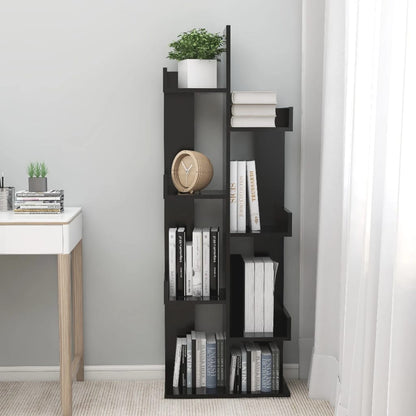 Bücherregal Schwarz 48x25,5x140 cm Holzwerkstoff - Pazzar.ch
