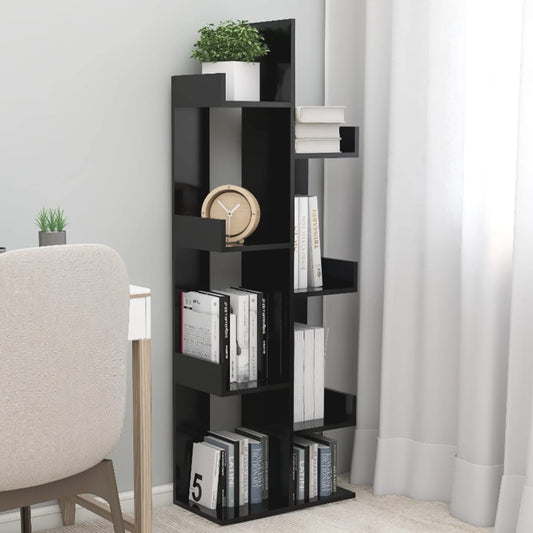 Bücherregal Schwarz 48x25,5x140 cm Holzwerkstoff - Pazzar.ch