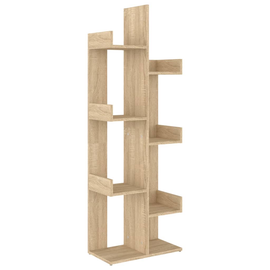 Bücherregal Sonoma-Eiche 48x25,5x140 cm Holzwerkstoff - Pazzar.ch