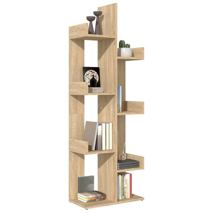 Bücherregal Sonoma-Eiche 48x25,5x140 cm Holzwerkstoff - Pazzar.ch