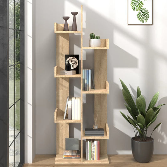 Bücherregal Sonoma-Eiche 48x25,5x140 cm Holzwerkstoff - Pazzar.ch