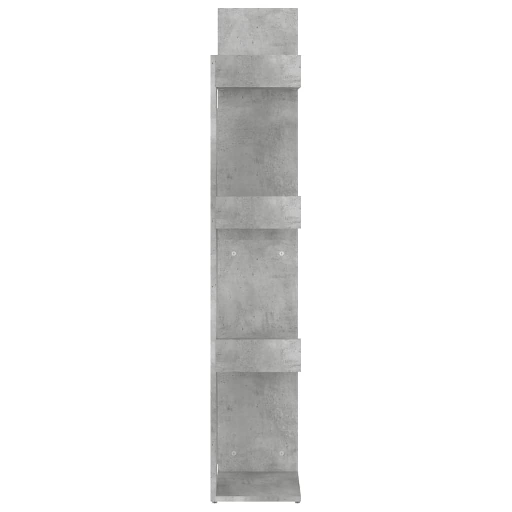 Bücherregal Betongrau 48x25,5x140 cm Holzwerkstoff - Pazzar.ch