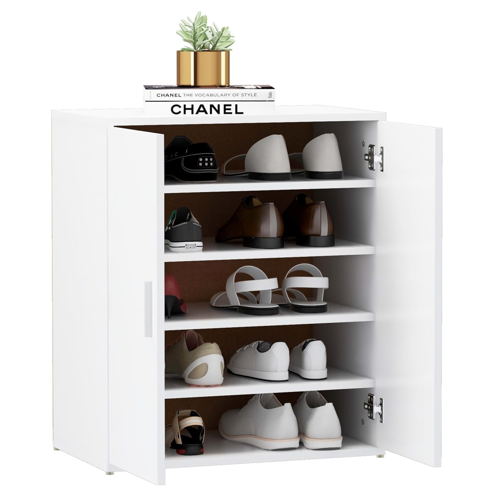 Schuhschrank Weiß 60x35x70 cm Holzwerkstoff - Pazzar.ch