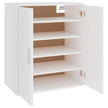 Schuhschrank Weiß 60x35x70 cm Holzwerkstoff - Pazzar.ch