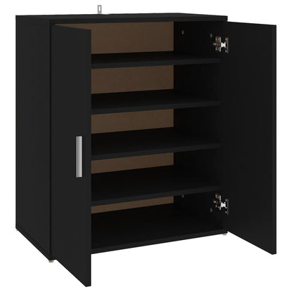Schuhschrank Schwarz 60x35x70 cm Holzwerkstoff - Pazzar.ch
