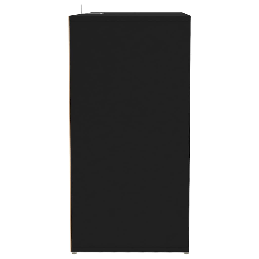Schuhschrank Schwarz 60x35x70 cm Holzwerkstoff - Pazzar.ch