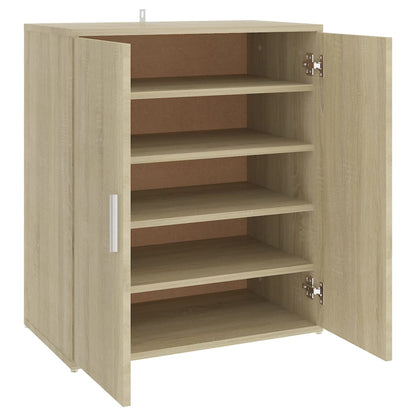 Schuhschrank Sonoma-Eiche 60x35x70 cm Holzwerkstoff - Pazzar.ch
