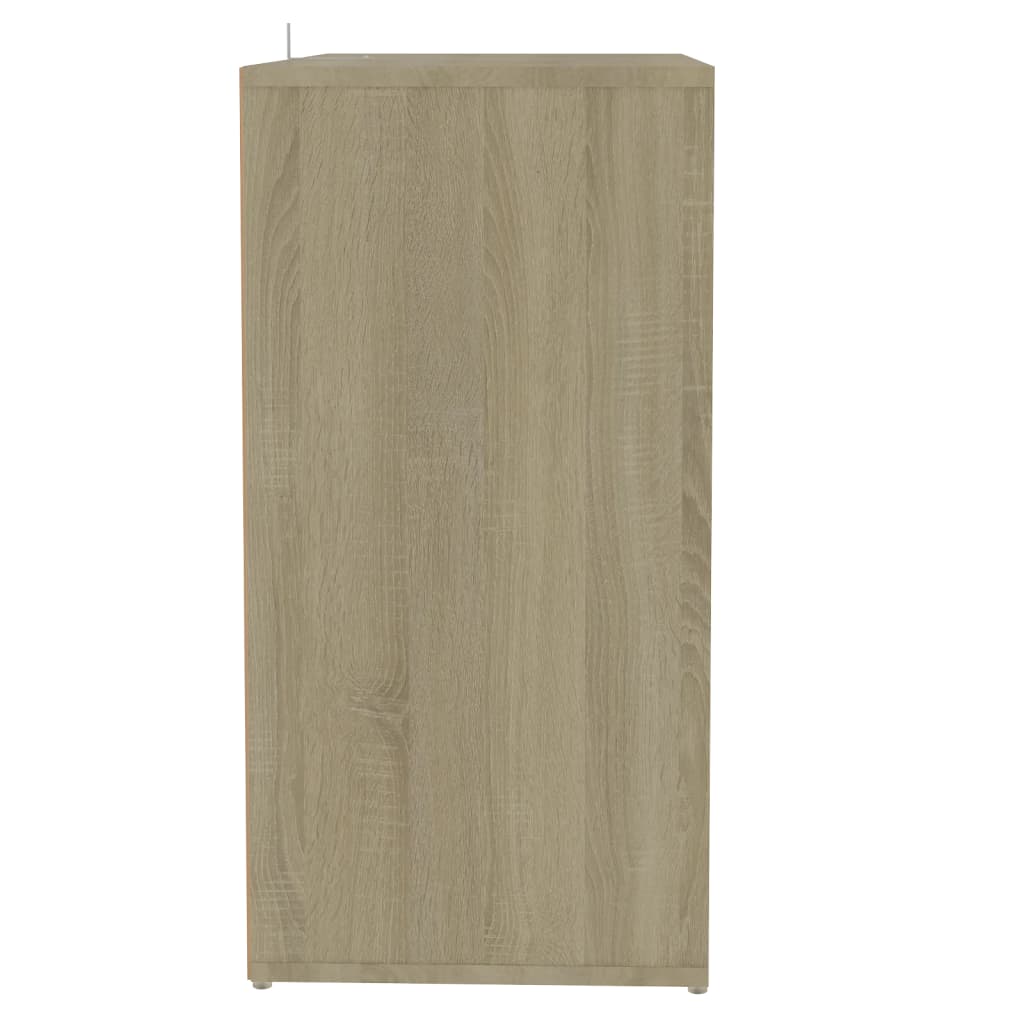 Schuhschrank Sonoma-Eiche 60x35x70 cm Holzwerkstoff - Pazzar.ch