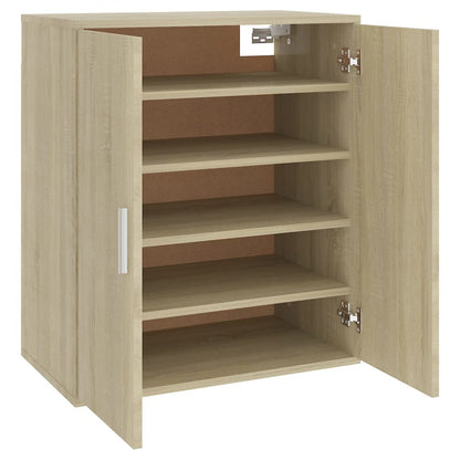 Schuhschrank Sonoma-Eiche 60x35x70 cm Holzwerkstoff - Pazzar.ch