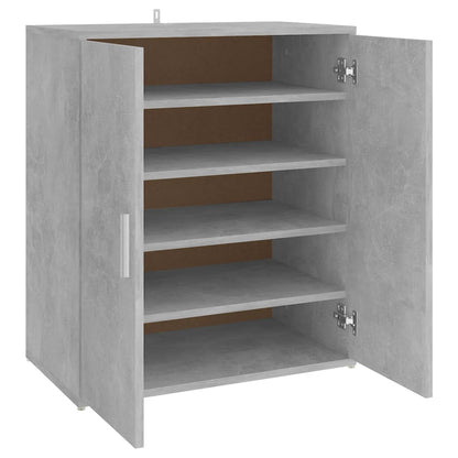 Schuhschrank Betongrau 60x35x70 cm Holzwerkstoff - Pazzar.ch