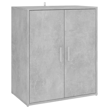 Schuhschrank Betongrau 60x35x70 cm Holzwerkstoff - Pazzar.ch