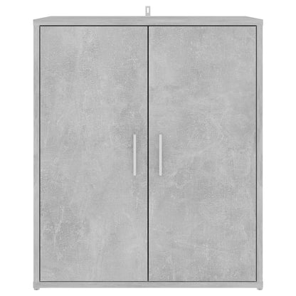 Schuhschrank Betongrau 60x35x70 cm Holzwerkstoff - Pazzar.ch