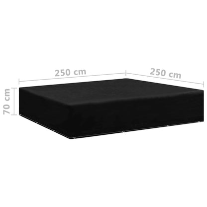Gartenmöbel-Abdeckungen 2 Stk. 12 Ösen 250x250x70 cm - Pazzar.ch