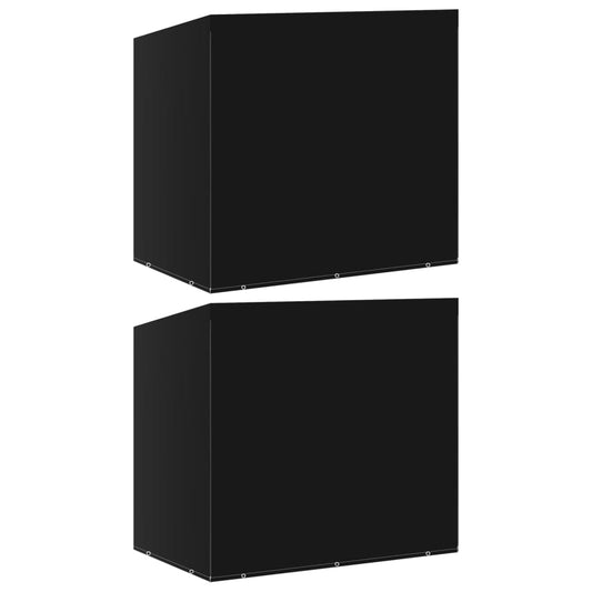Hollywoodschaukel-Abdeckungen 2 Stk. 10 Ösen 255x145x170 cm - Pazzar.ch