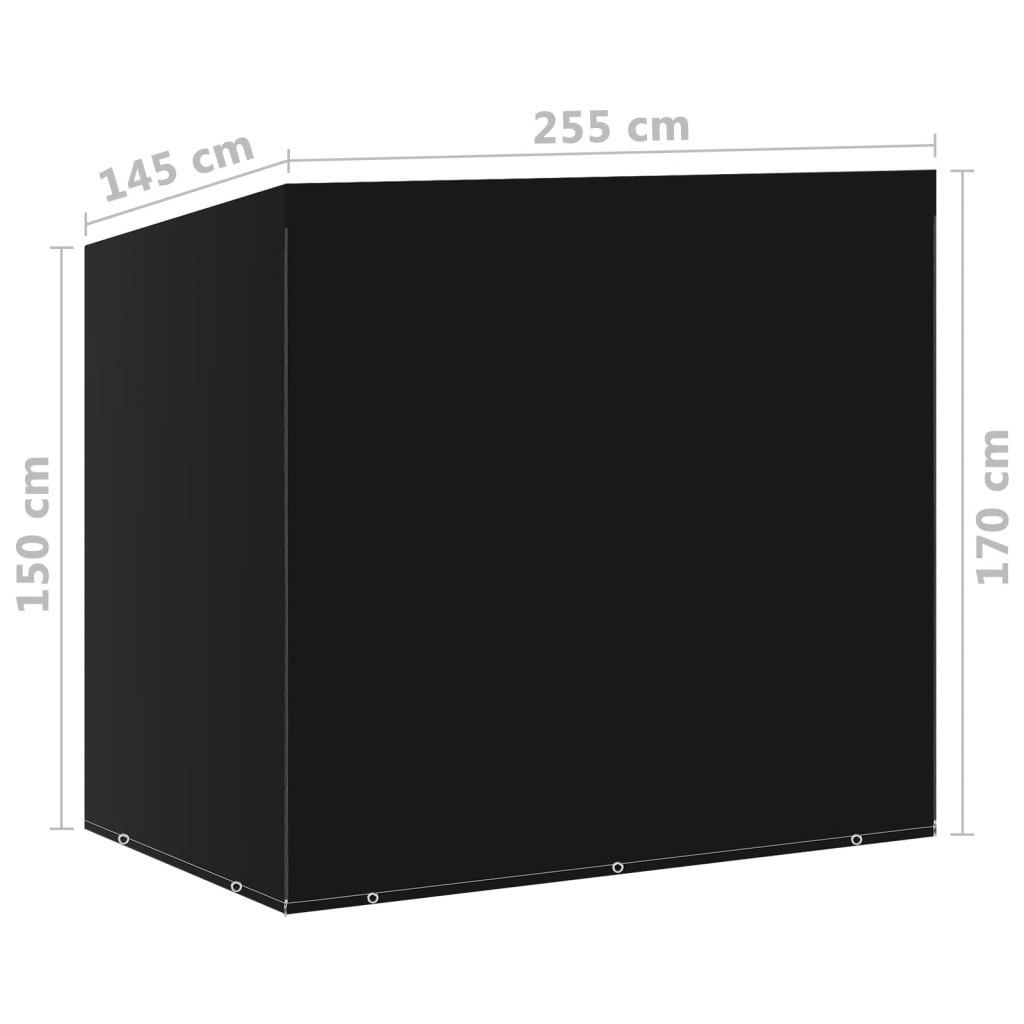 Hollywoodschaukel-Abdeckungen 2 Stk. 10 Ösen 255x145x170 cm - Pazzar.ch