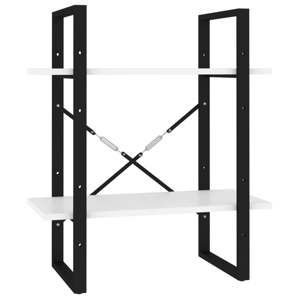 Bücherregal 5 Fächer Weiß 60x30x175 cm Holzwerkstoff - Pazzar.ch