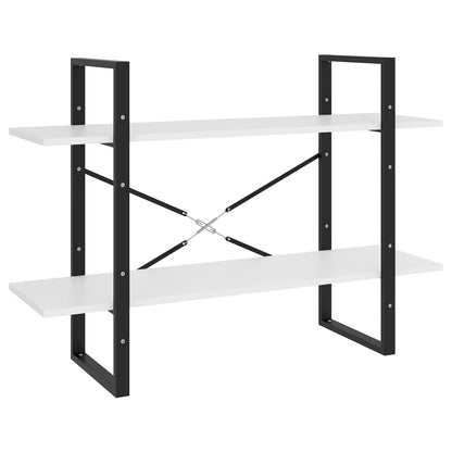 Bücherregal 5 Fächer Weiß 100x30x175 cm Holzwerkstoff - Pazzar.ch