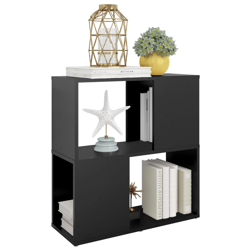 Bücherregal Schwarz 60x24x63 cm Holzwerkstoff - Pazzar.ch
