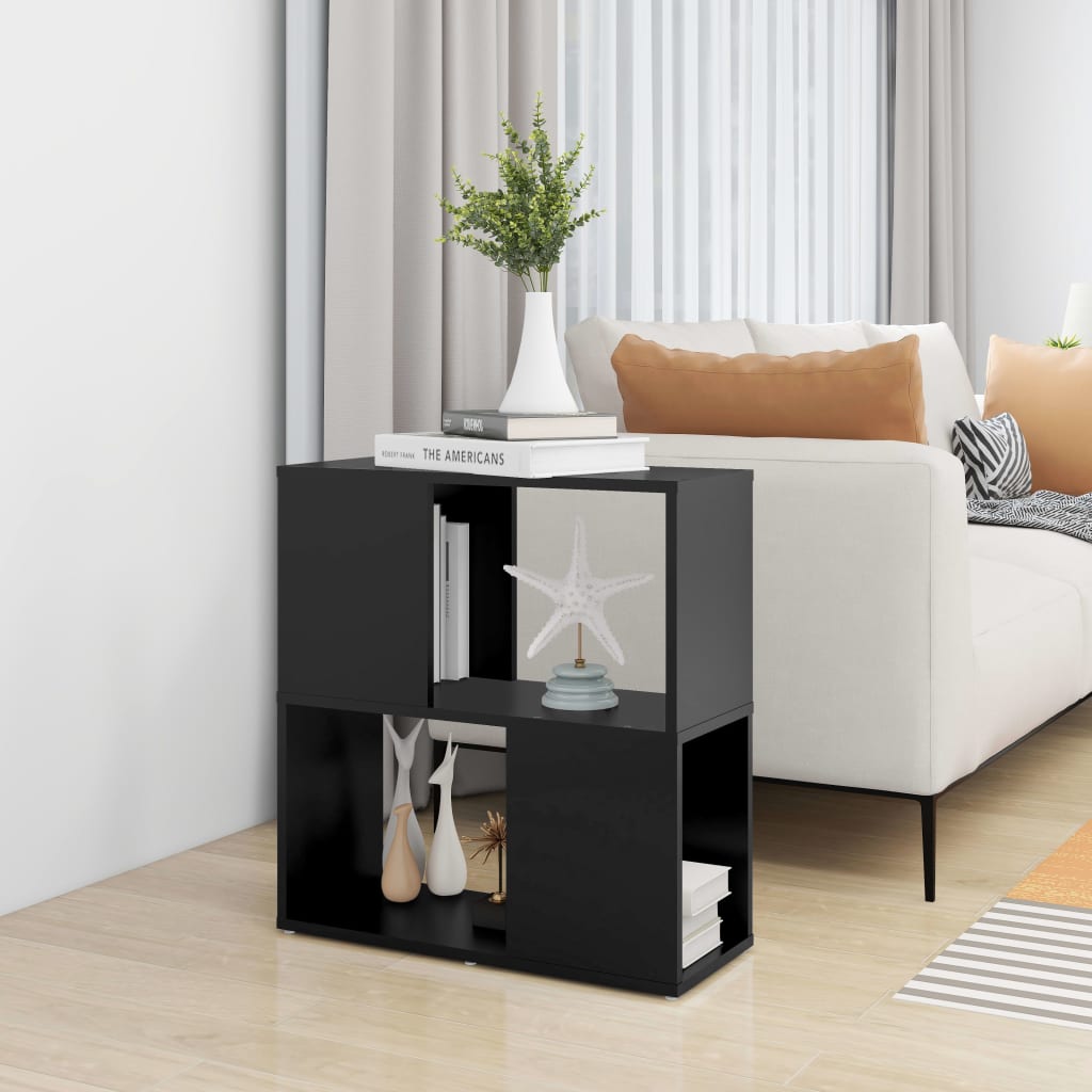 Bücherregal Schwarz 60x24x63 cm Holzwerkstoff - Pazzar.ch