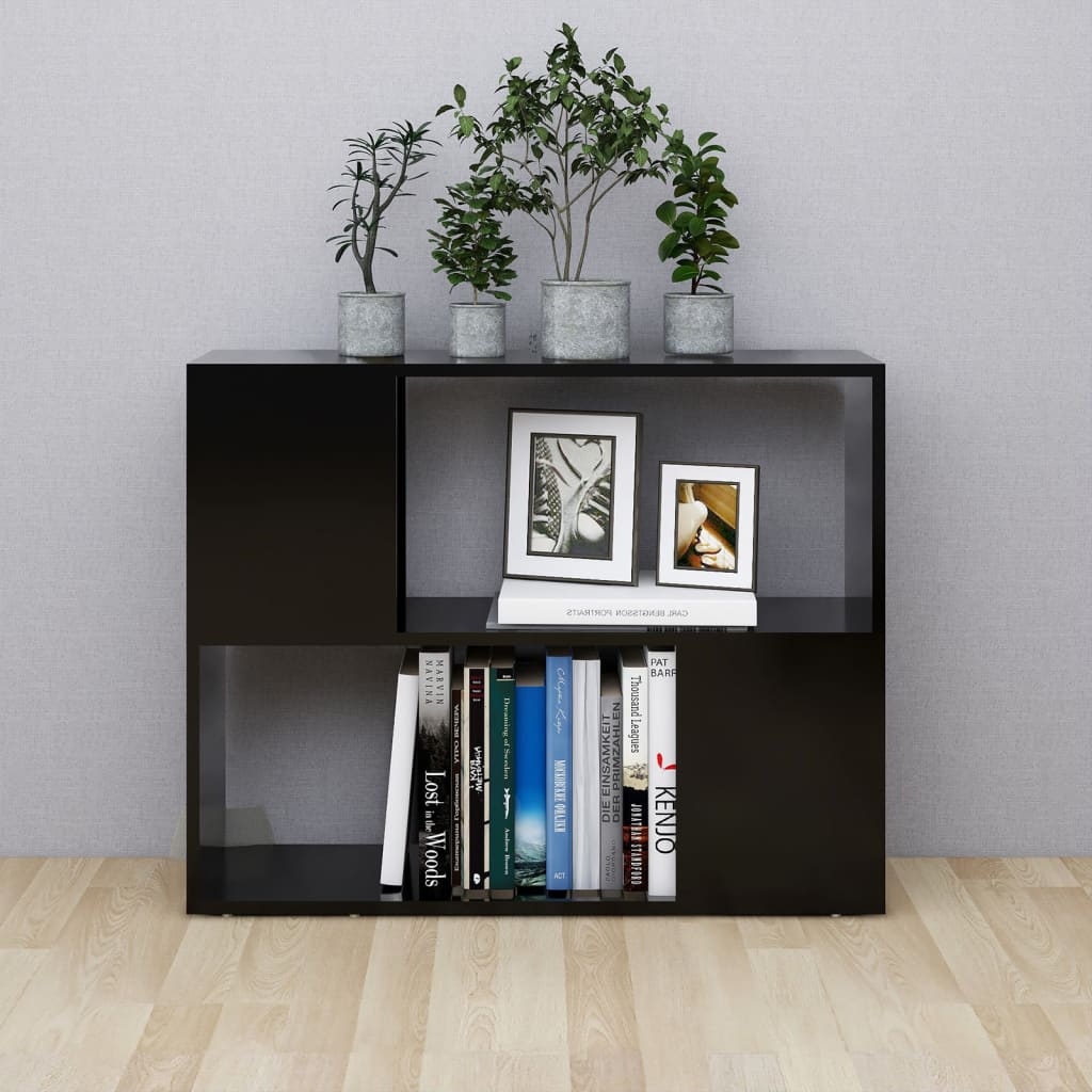 TV-Schrank Schwarz 80x24x63 cm Holzwerkstoff - Pazzar.ch