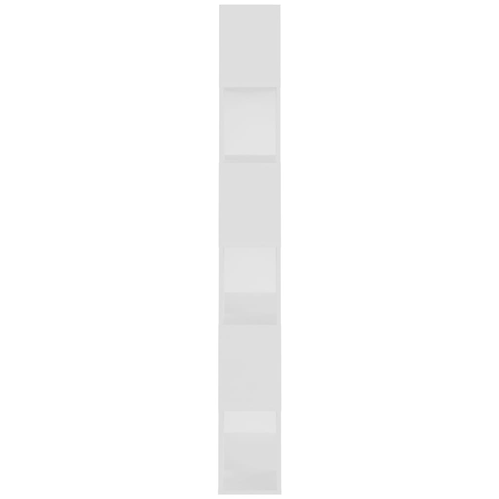 Bücherregal Raumteiler Weiß 80x24x186 cm Holzwerkstoff - Pazzar.ch
