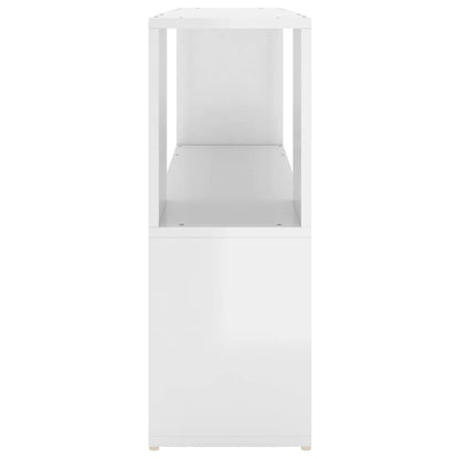 Bücherregal Hochglanz-Weiß 100x24x63 cm Holzwerkstoff - Pazzar.ch
