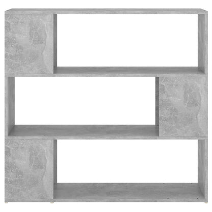 Bücherregal Raumteiler Betongrau 100x24x94 cm - Pazzar.ch