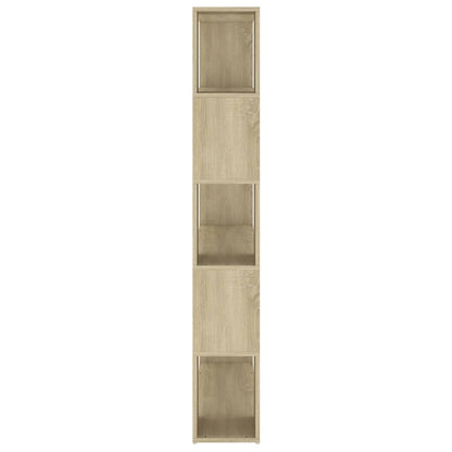 Bücherregal Raumteiler Sonoma-Eiche 100x24x155 cm Holzwerkstoff - Pazzar.ch