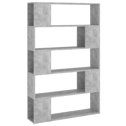 Bücherregal Raumteiler Betongrau 100x24x155 cm Holzwerkstoff - Pazzar.ch