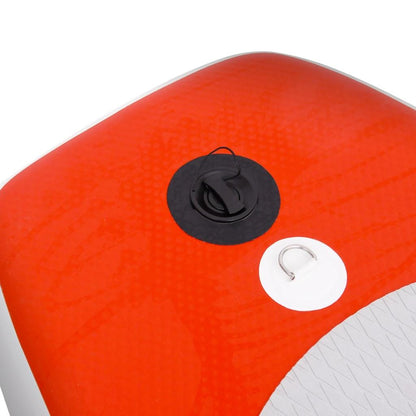 SUP-Board-Set Aufblasbar Rot 300x76x10 cm - Pazzar.ch