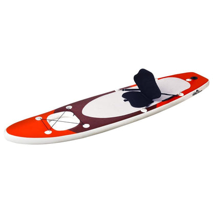 SUP-Board-Set Aufblasbar Rot 330x76x10 cm - Pazzar.ch