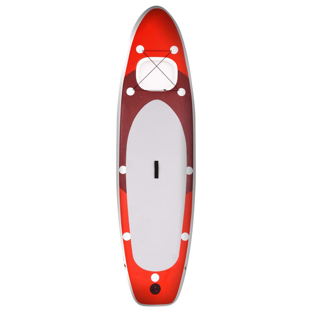 SUP-Board-Set Aufblasbar Rot 330x76x10 cm - Pazzar.ch