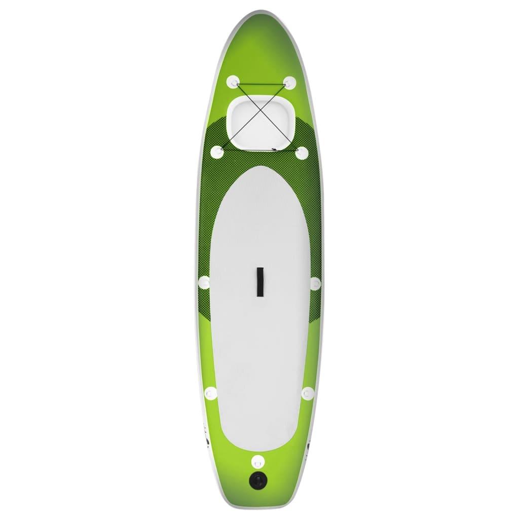 SUP-Board-Set Aufblasbar Grün 330x76x10 cm - Pazzar.ch
