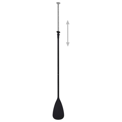 SUP-Board-Set Aufblasbar Schwarz 330x76x10 cm - Pazzar.ch