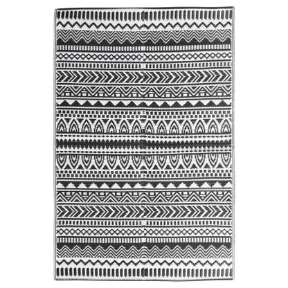 Outdoor-Teppich Schwarz 160x230 cm PP - Pazzar.ch