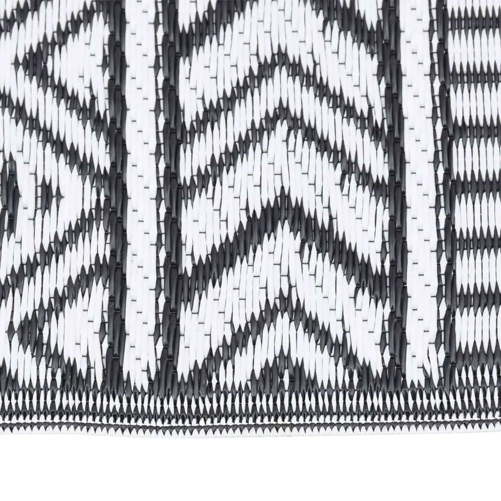 Outdoor-Teppich Schwarz 160x230 cm PP - Pazzar.ch