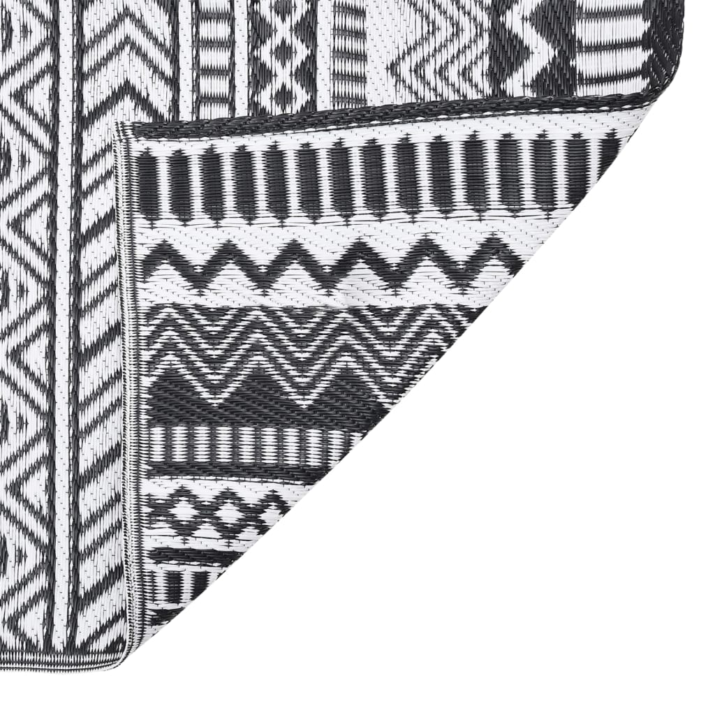 Outdoor-Teppich Schwarz 160x230 cm PP - Pazzar.ch