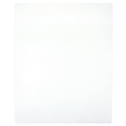 Spannbettlaken Jersey Weiß 140x200 cm Baumwolle - Pazzar.ch