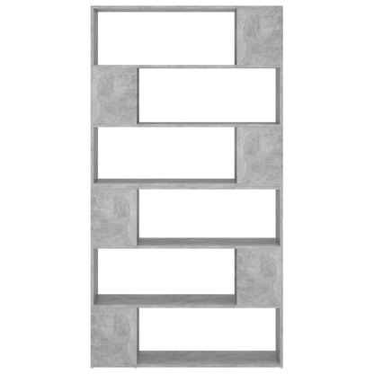 Bücherregal Raumteiler Betongrau 100x24x188 cm - Pazzar.ch