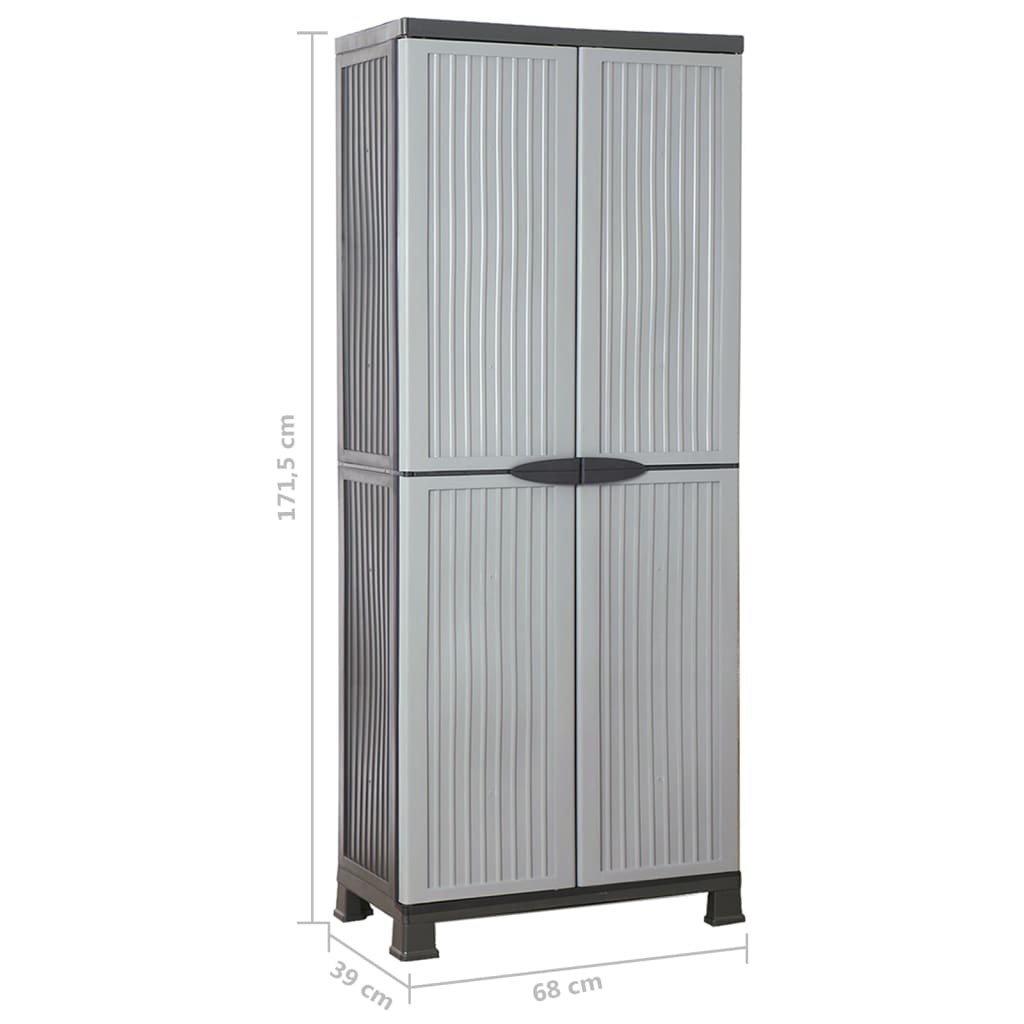 Kunststoffschrank 68x39x171,5 cm - Pazzar.ch