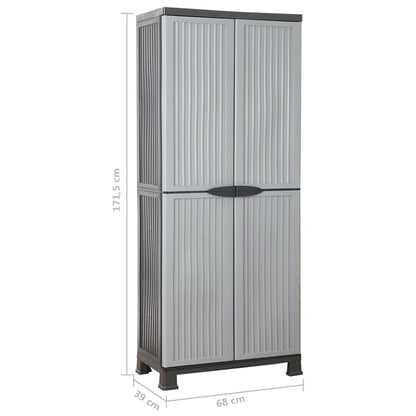 Kunststoffschrank 68x39x171,5 cm - Pazzar.ch