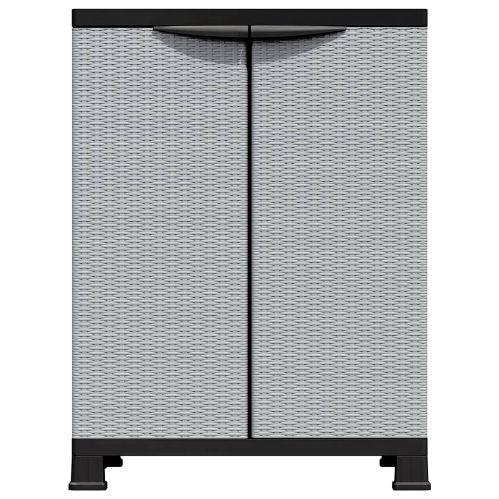 Kunststoffschrank 68x39x92 cm Rattan-Design - Pazzar.ch