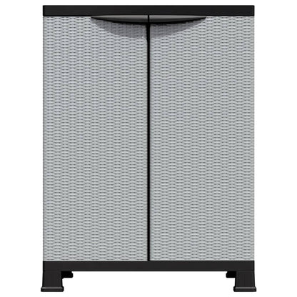 Kunststoffschrank 68x39x92 cm Rattan-Design - Pazzar.ch