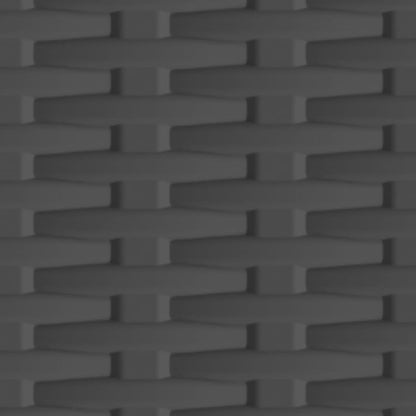 Kunststoffschrank 68x39x92 cm Rattan-Design - Pazzar.ch