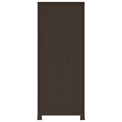 Kunststoffschrank 68x39x171,5 cm Rattan-Design - Pazzar.ch